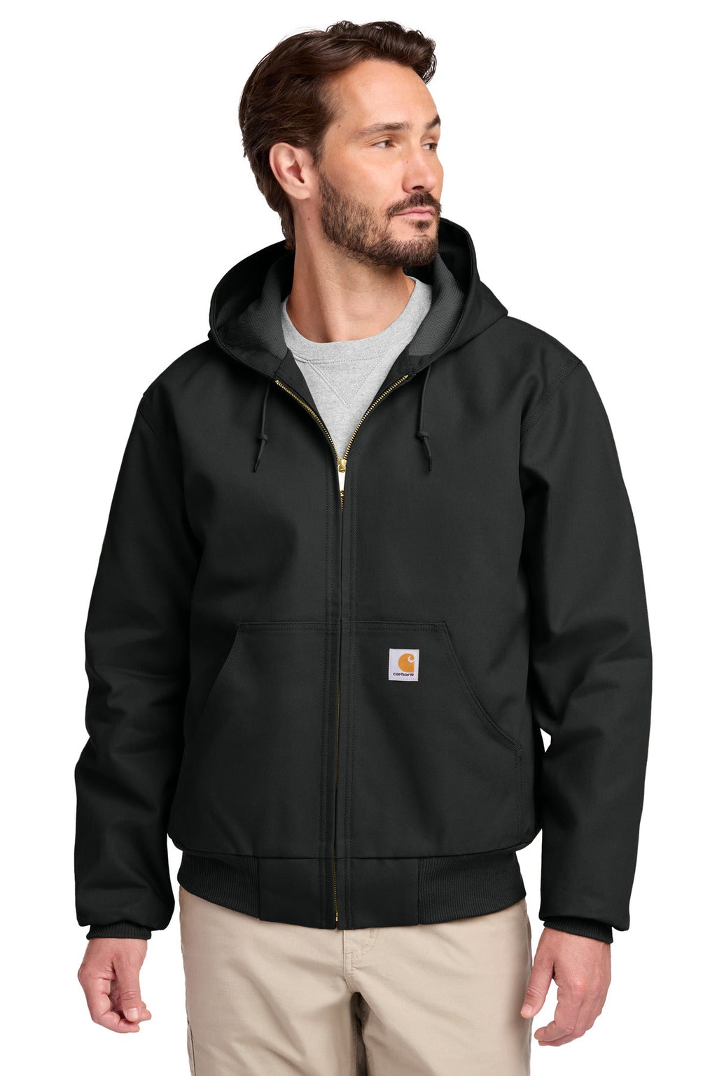 Carhartt Tall Thermal-Lined Duck Active Jac CTT106678 Black