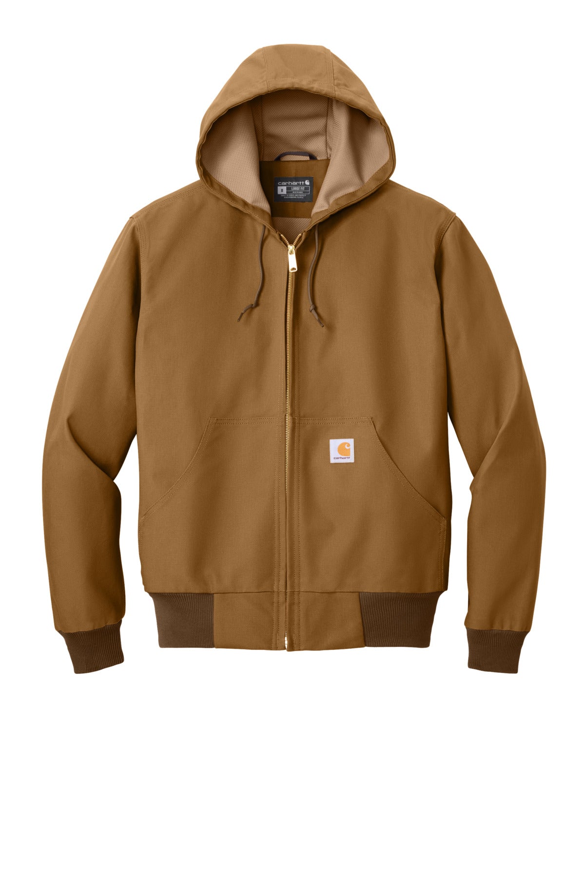 Carhartt Tall Thermal-Lined Duck Active Jac CTT106678 Carhartt Brown