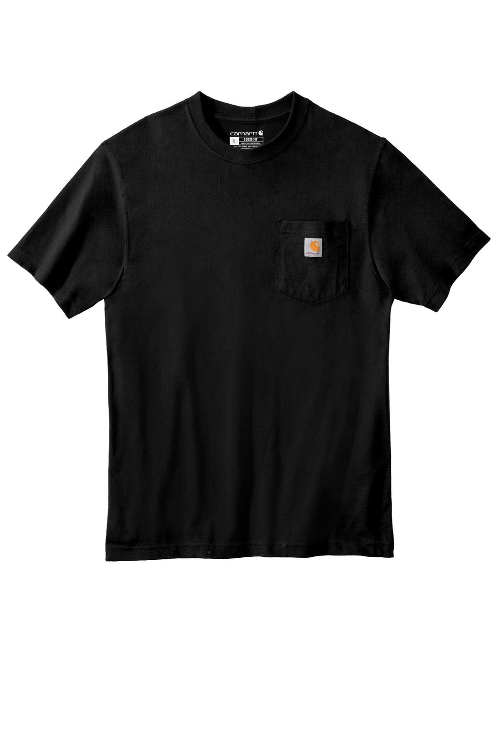Carhartt Tall Workwear Pocket Short Sleeve T-Shirt CTTK87 Black