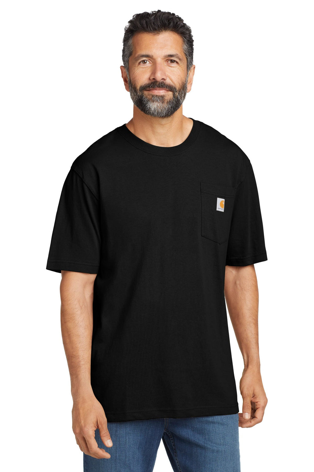 Carhartt Tall Workwear Pocket Short Sleeve T-Shirt CTTK87 Black