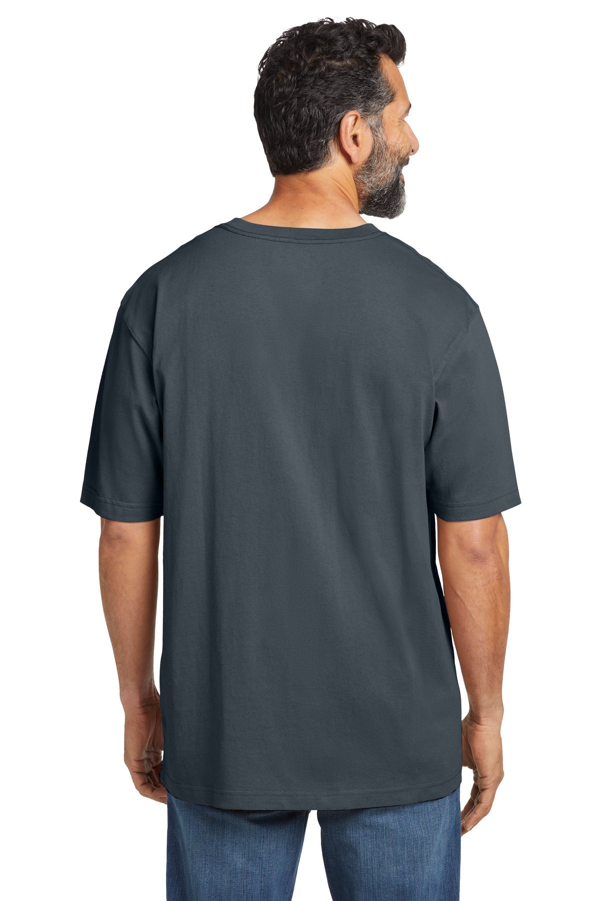 Carhartt Tall Workwear Pocket Short Sleeve T-Shirt CTTK87 Bluestone