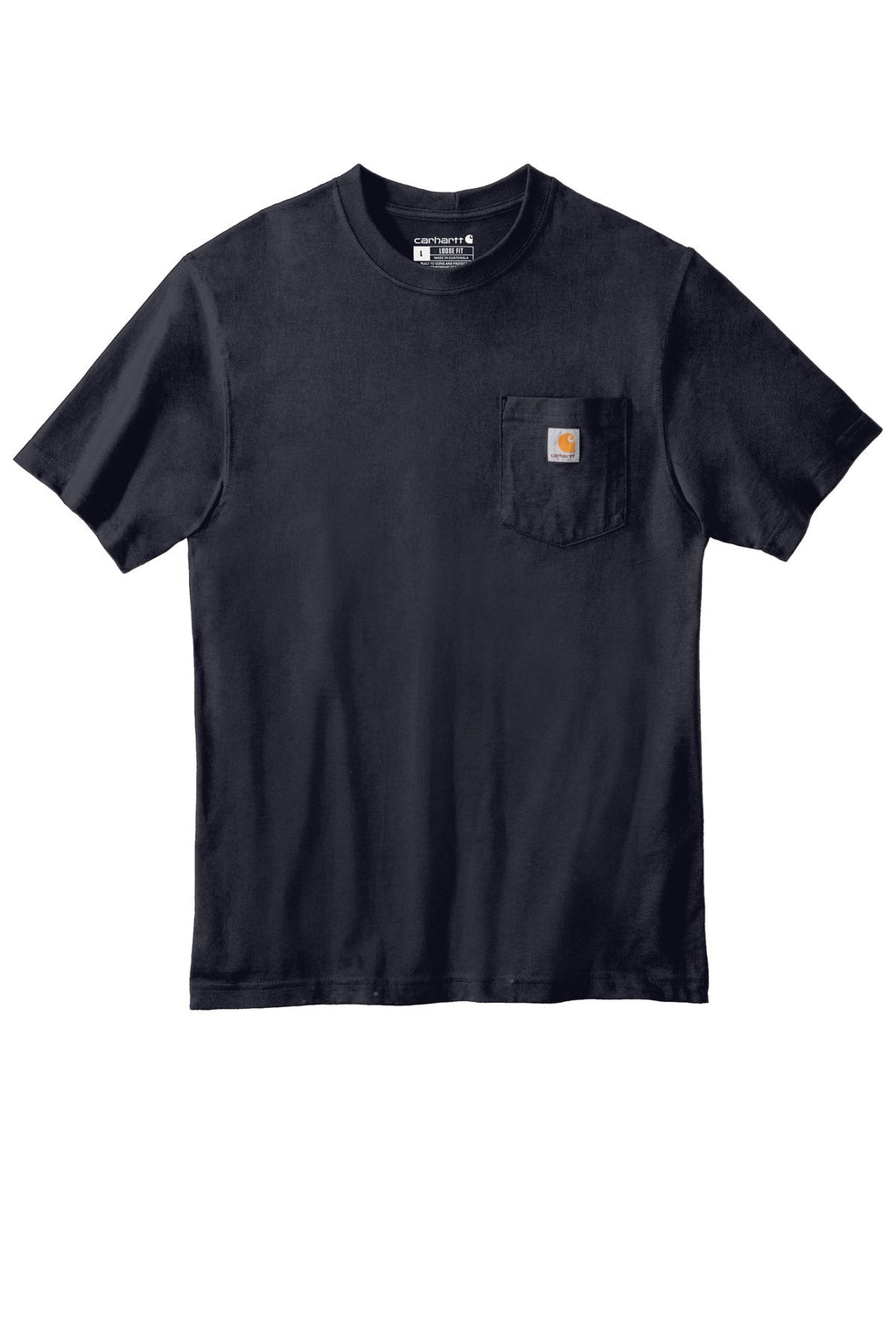 Carhartt Tall Workwear Pocket Short Sleeve T-Shirt CTTK87 Navy