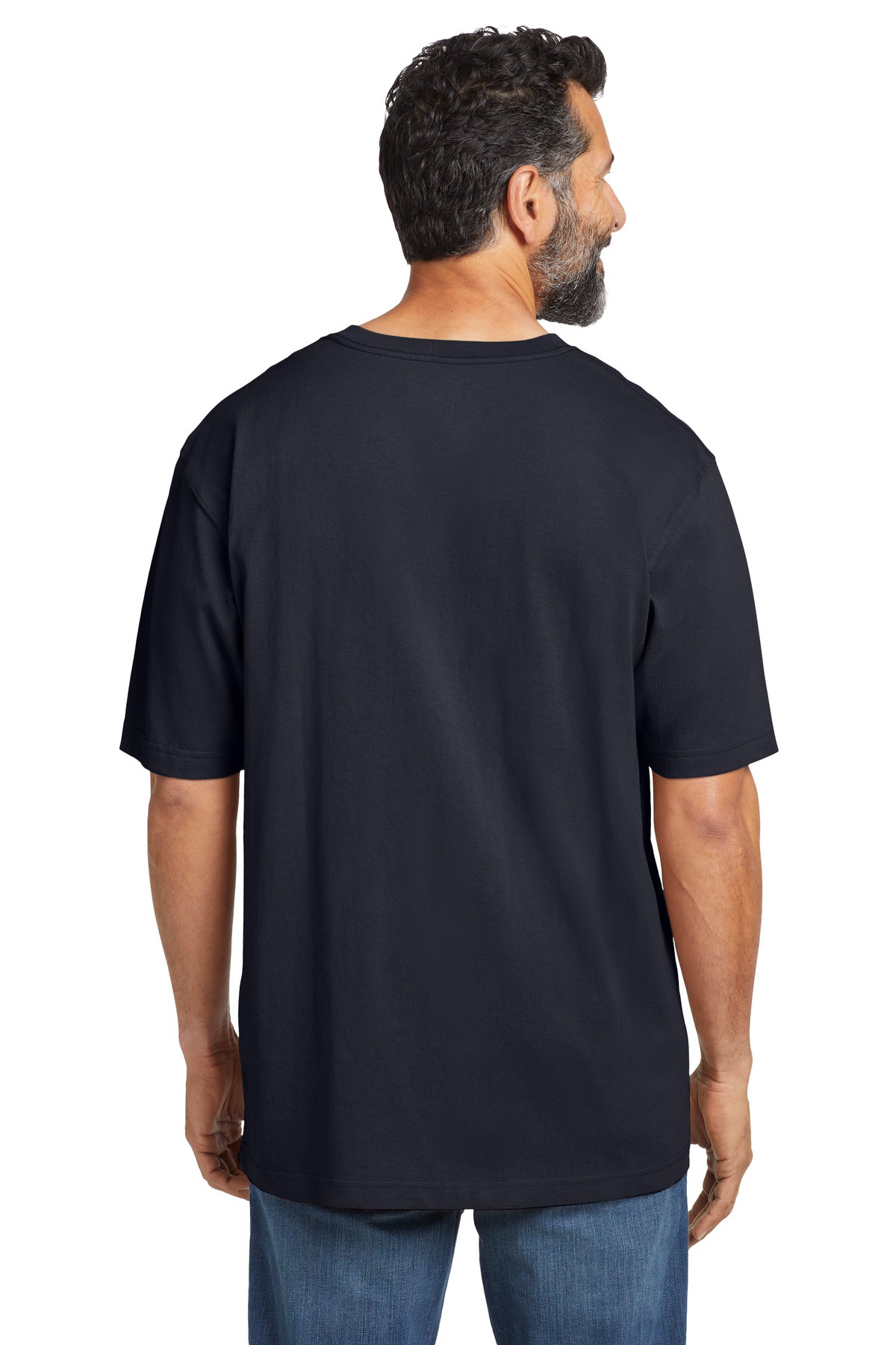 Carhartt Tall Workwear Pocket Short Sleeve T-Shirt CTTK87 Navy
