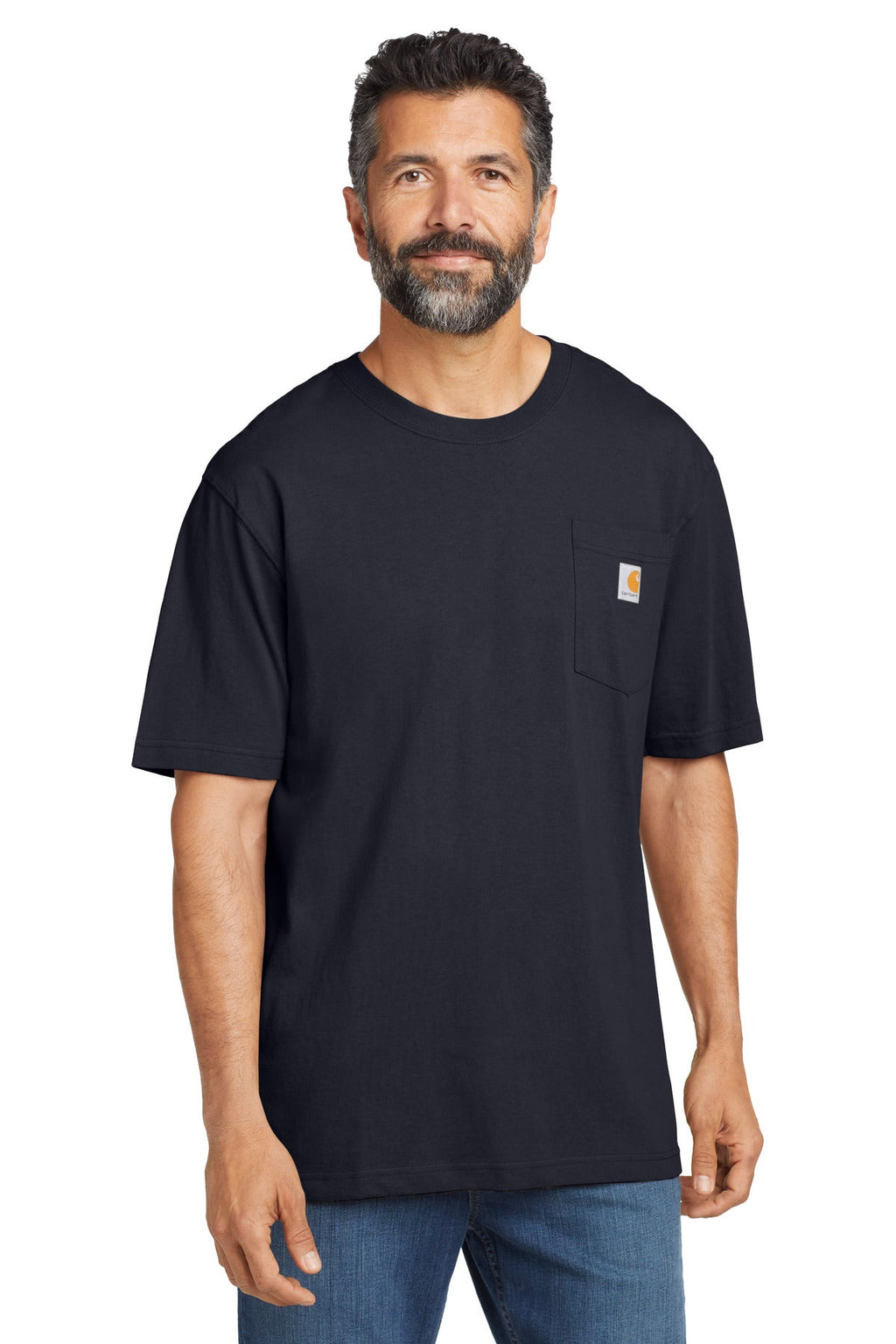 Carhartt Tall Workwear Pocket Short Sleeve T-Shirt CTTK87 Navy