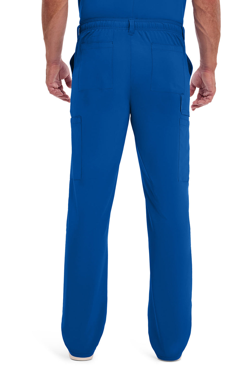 EDS Essentials DK015 Men's Natural Rise Drawstring Scrub Pants Royal