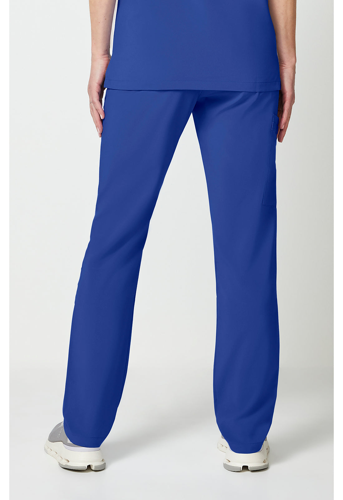 EDS Essentials DK019 Unisex Unisex Natural Rise Tapered Leg Scrub Pants Galaxy Blue