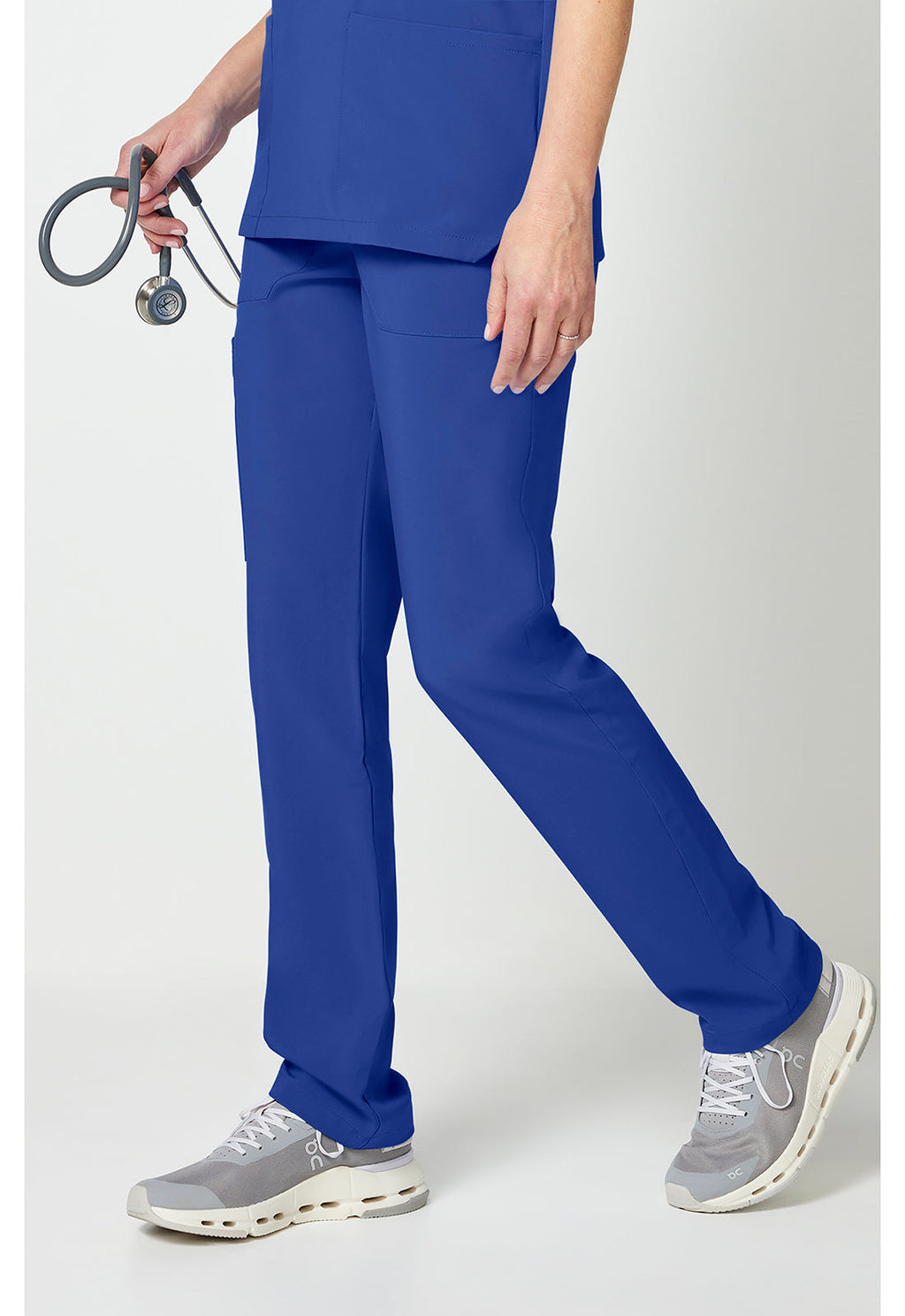 EDS Essentials DK019 Unisex Unisex Natural Rise Tapered Leg Scrub Pants Galaxy Blue