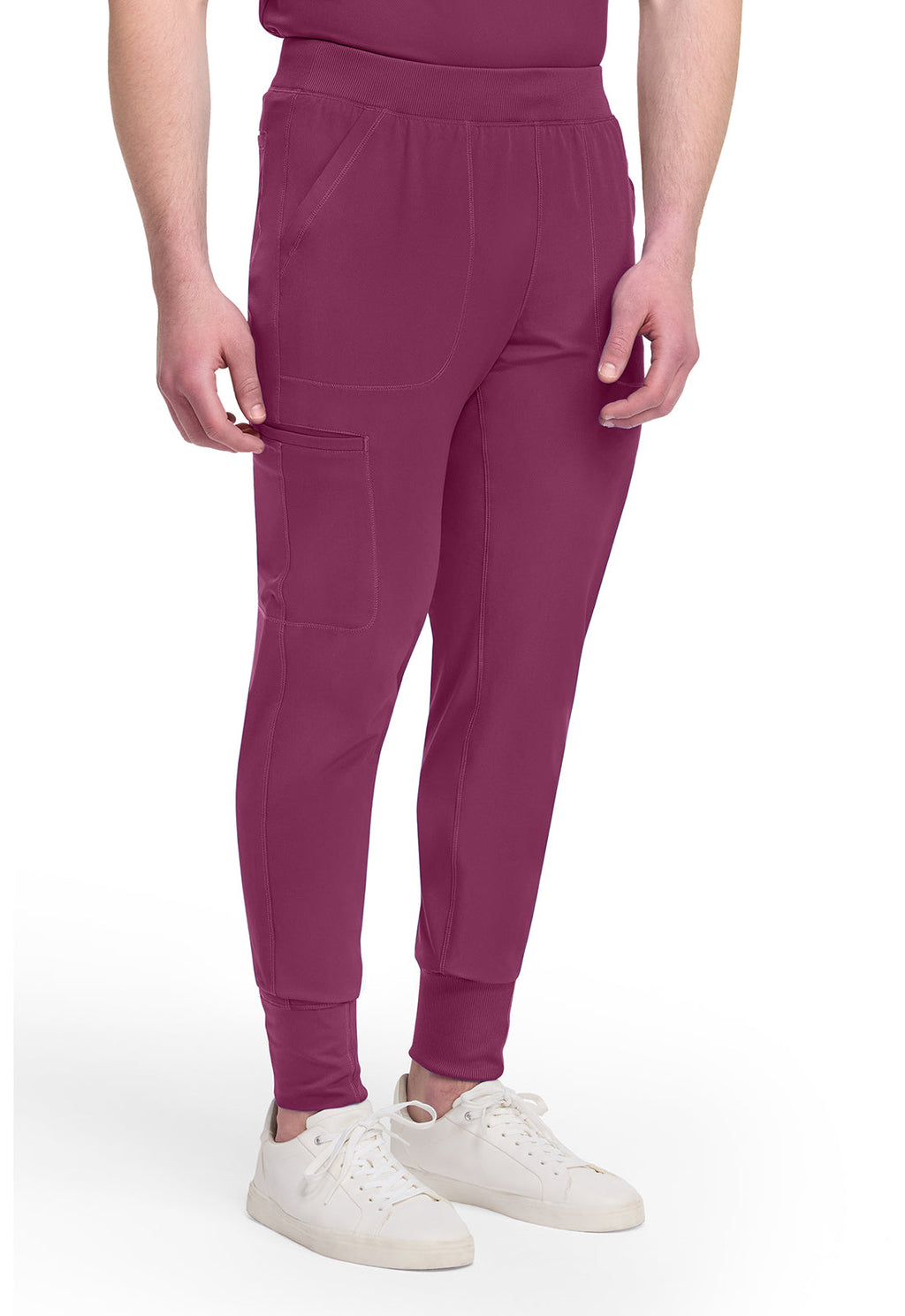 Dynamix DK040 Men's Natural Rise Jogger Pants Wine