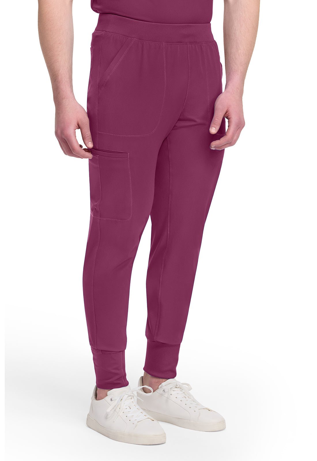 Dynamix DK040 Men's Natural Rise Jogger Pants Wine