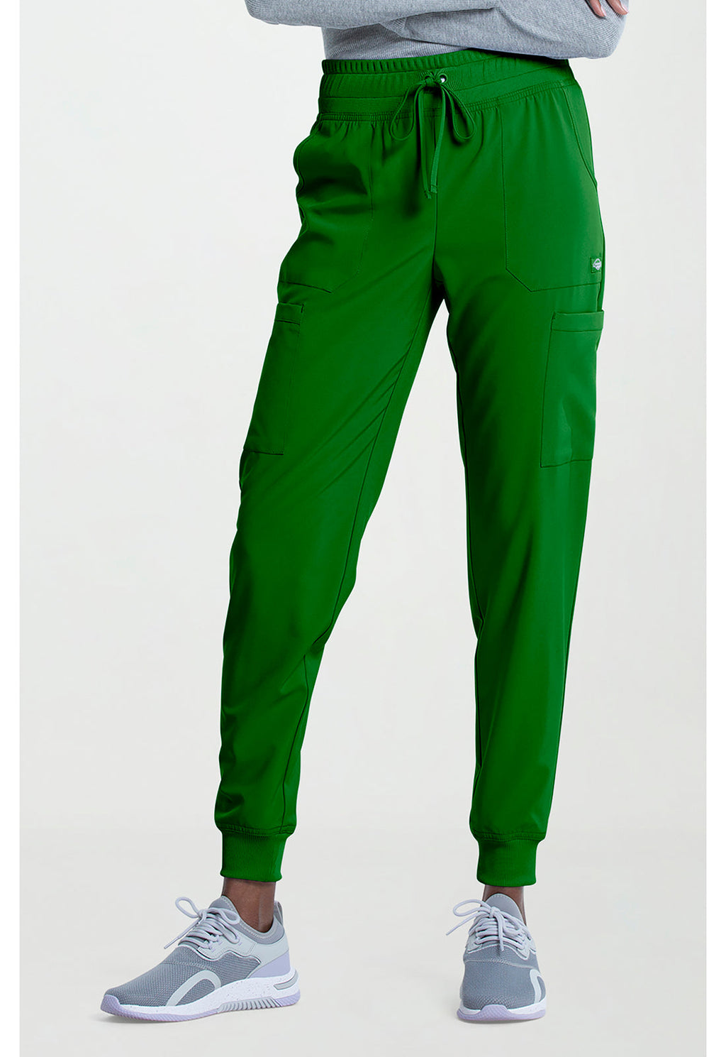 EDS Essentials DK065 Women's Mid Rise Scrub Joggers Fern Green
