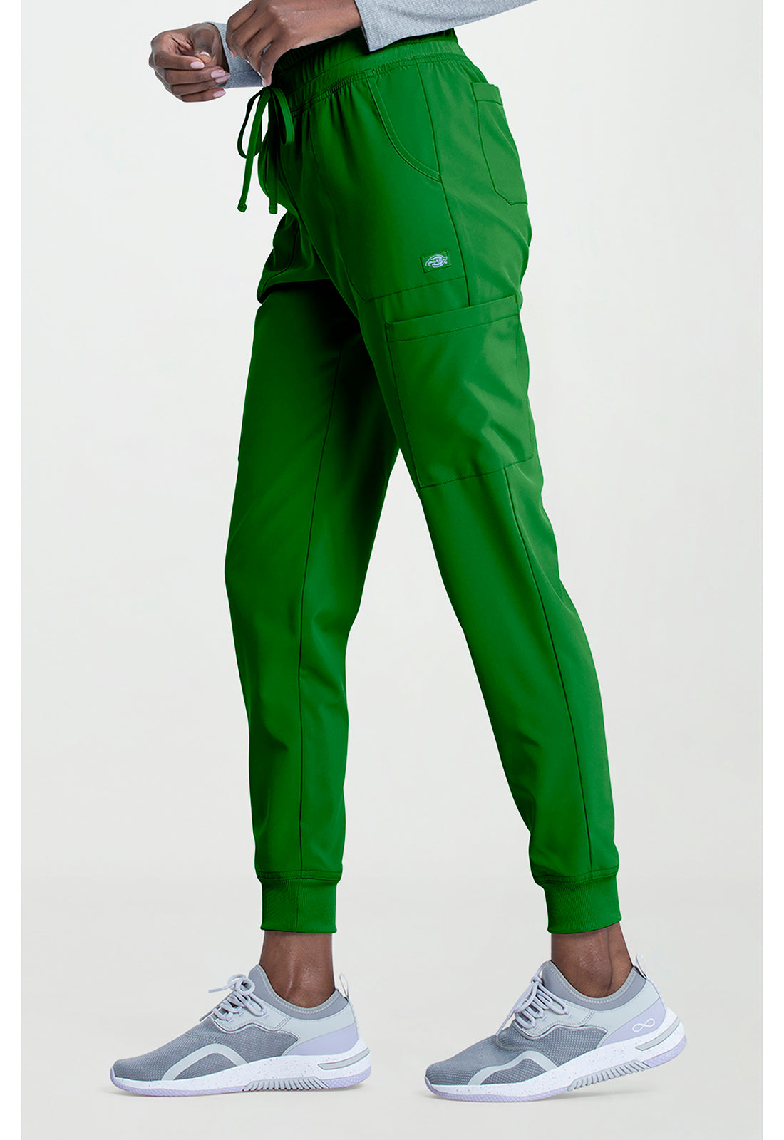 EDS Essentials DK065 Women's Mid Rise Scrub Joggers Fern Green