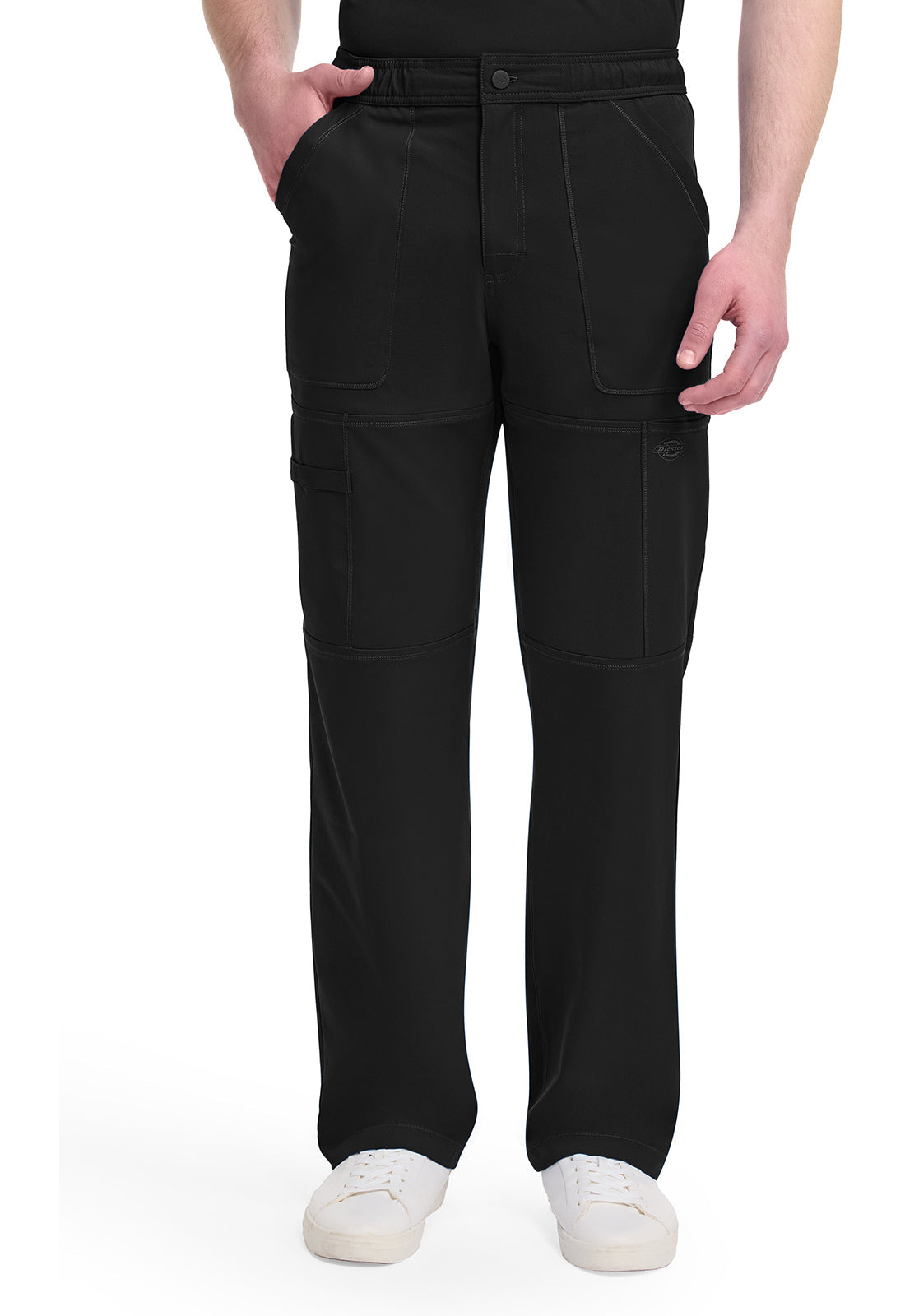 Dynamix DK110 Men's Zip Fly Cargo Pants Black