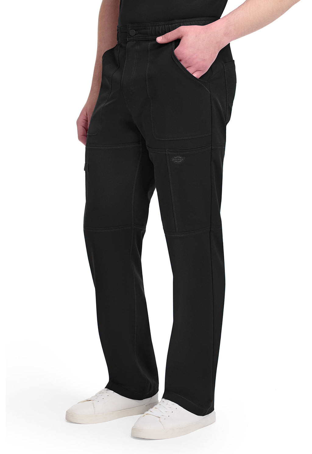 Dynamix DK110 Men's Zip Fly Cargo Pants Black