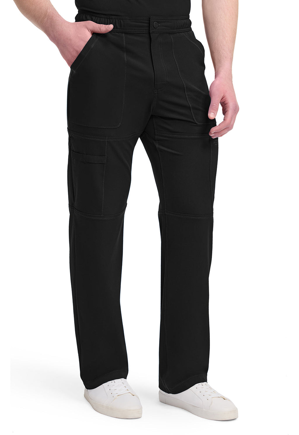 Dynamix DK110 Men's Zip Fly Cargo Pants Black