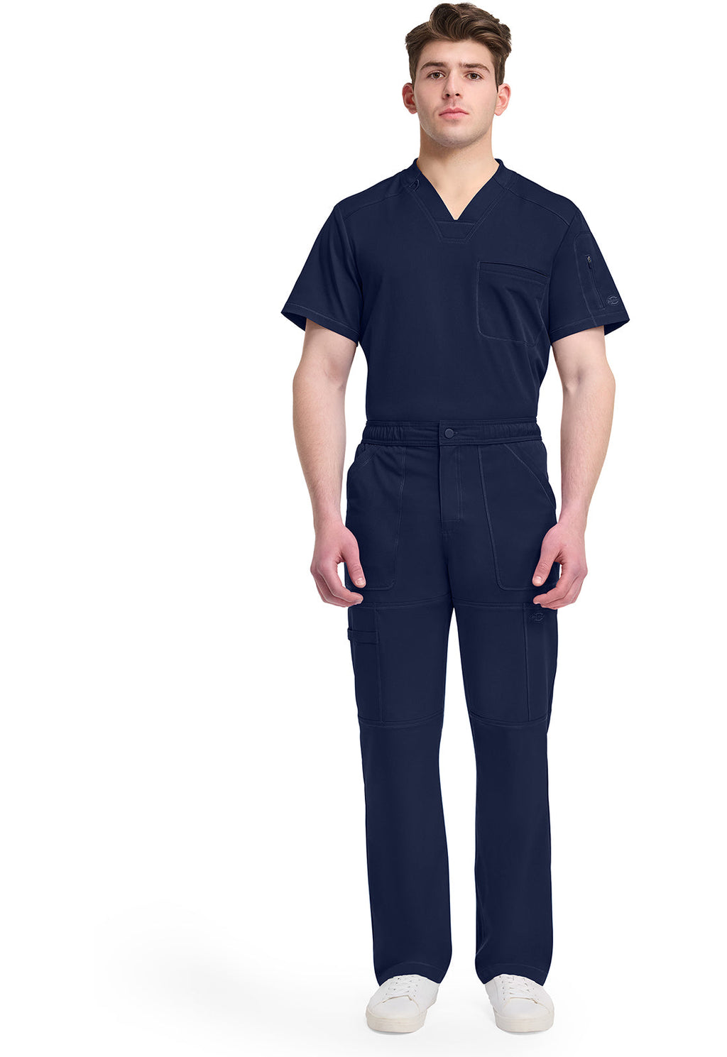 Dynamix DK110 Men's Zip Fly Cargo Pants Navy