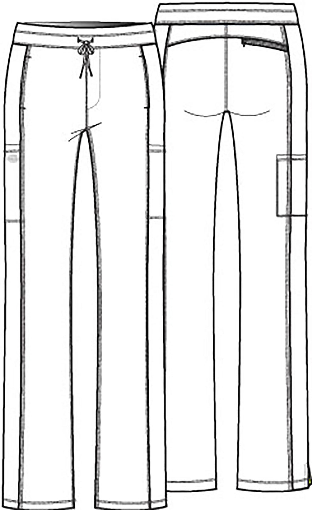 Dynamix DK130 Mid Rise Straight Leg Pants Drawstring Pants Pewter