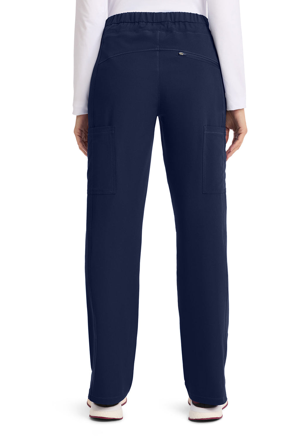 Dynamix DK130 Mid Rise Straight Leg Pants Drawstring Pants Navy