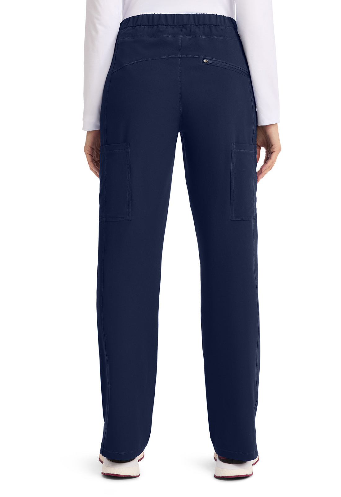 Dynamix DK130 Mid Rise Straight Leg Pants Drawstring Pants Navy