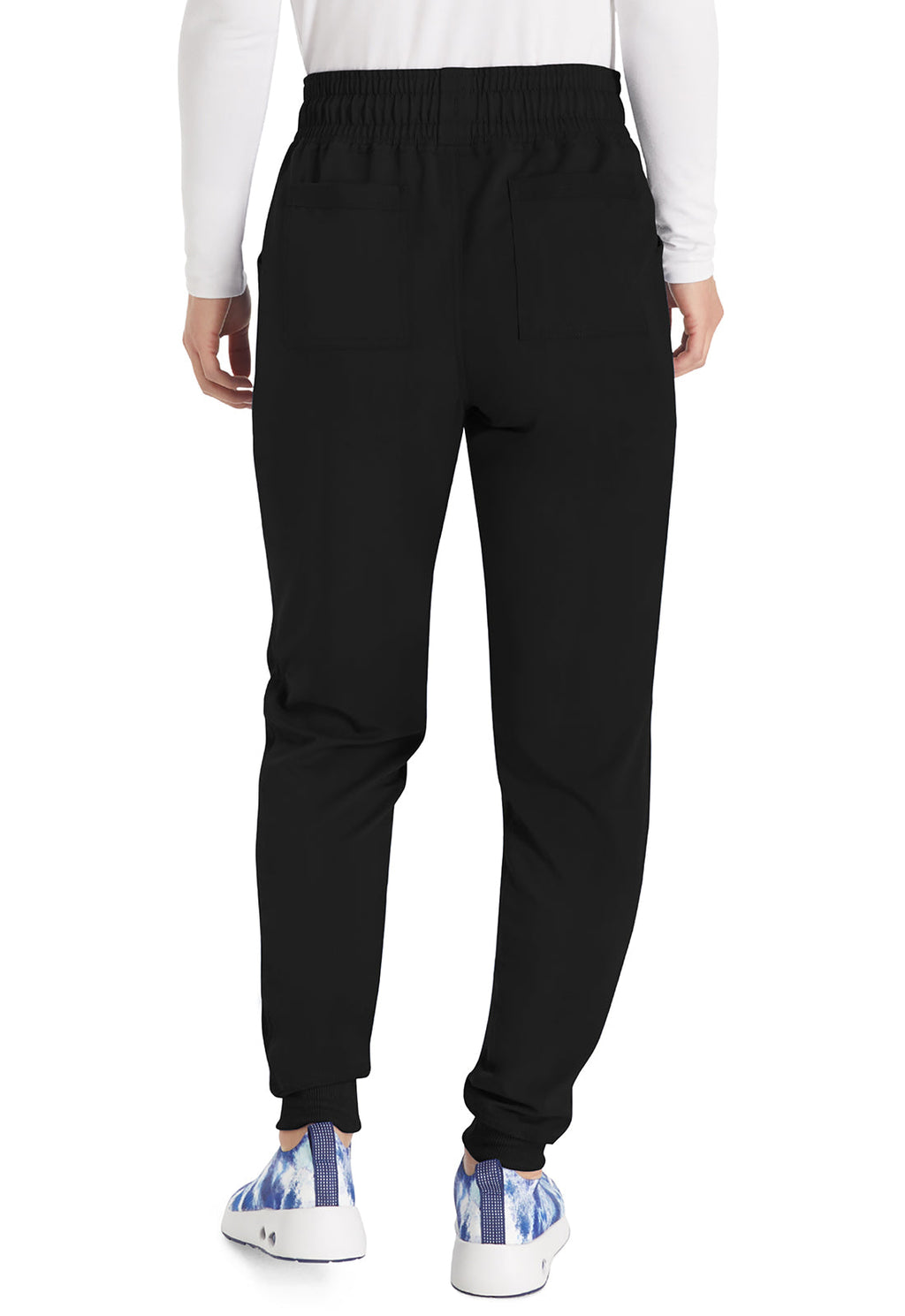 Balance DK155 Women's Mid Rise Jogger Scrub Pants Black
