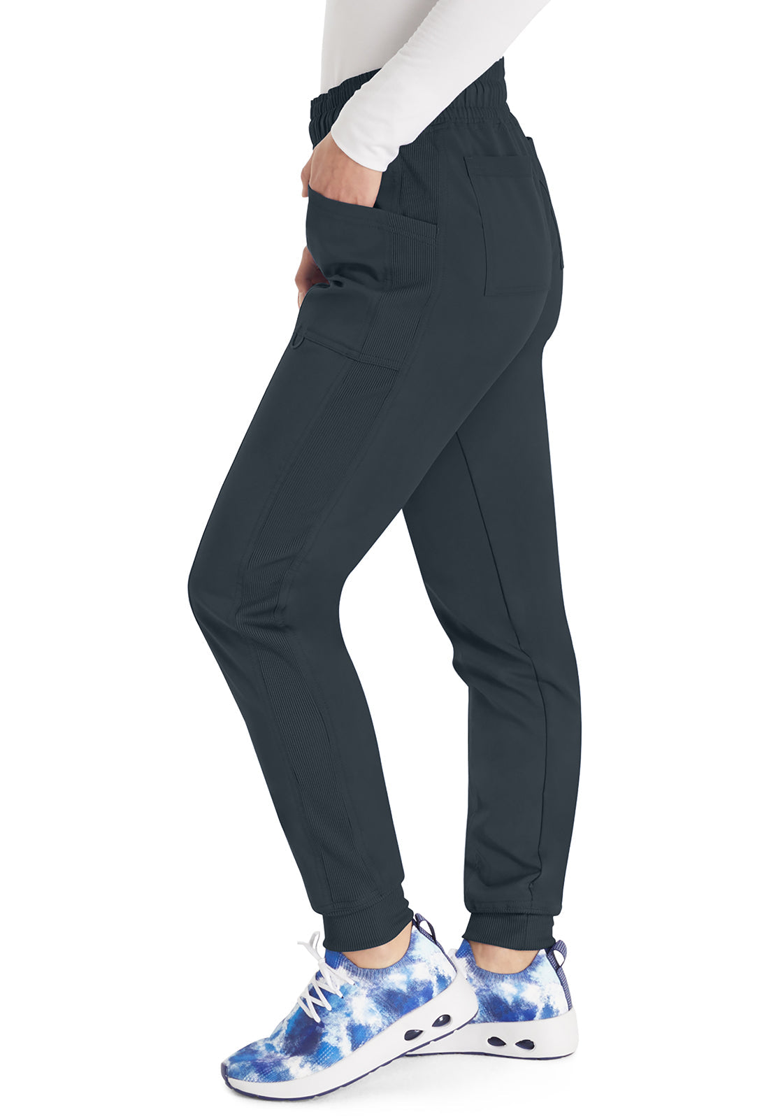 Balance DK155 Women's Mid Rise Jogger Scrub Pants Pewter