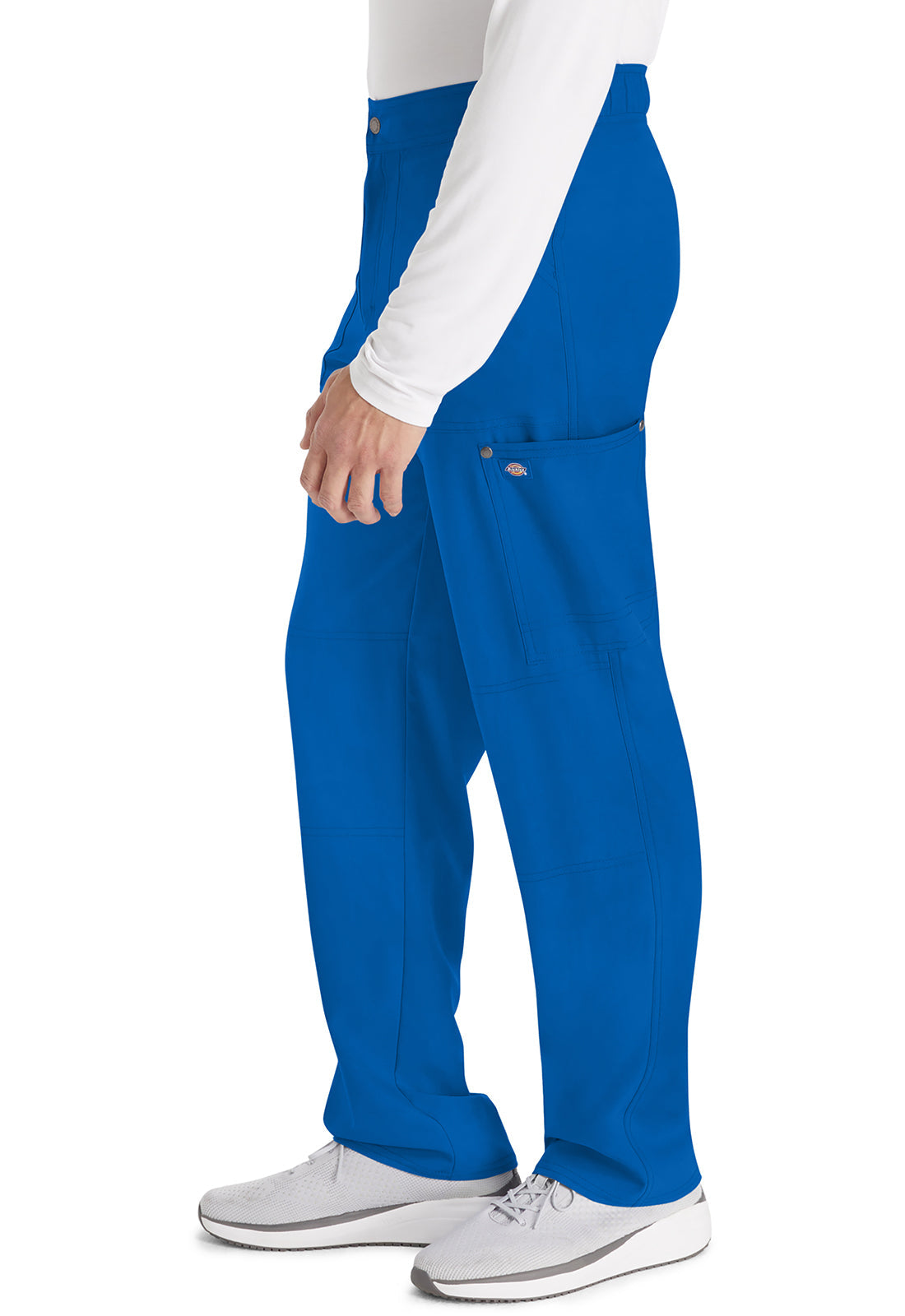 EDS NXT DK216 Men's Mid Rise Zip Fly Straight Leg Pants Royal