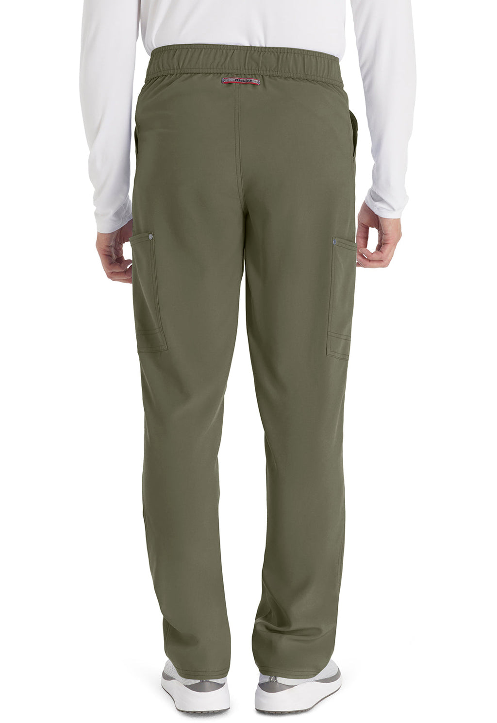 EDS NXT DK216 Men's Mid Rise Zip Fly Straight Leg Pants Olive