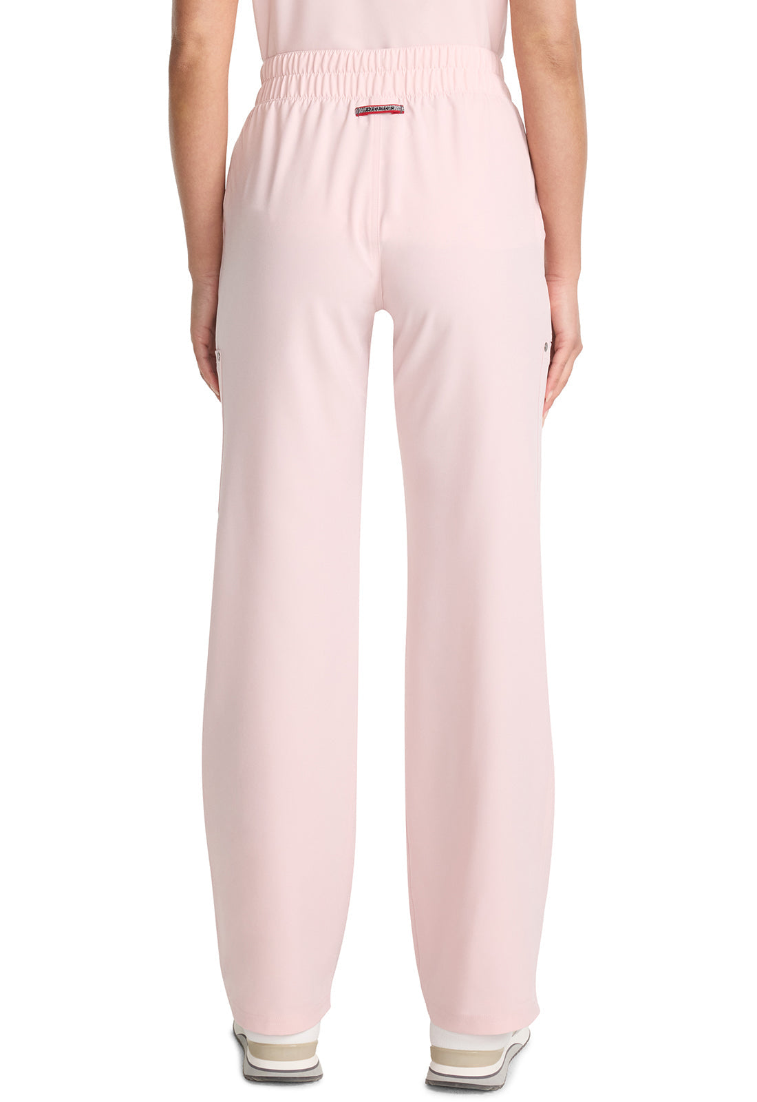EDS NXT DK219 Mid Rise Zip Fly Wide Leg Cargo Pants Canyon Rose Model Image Back | Dickies
