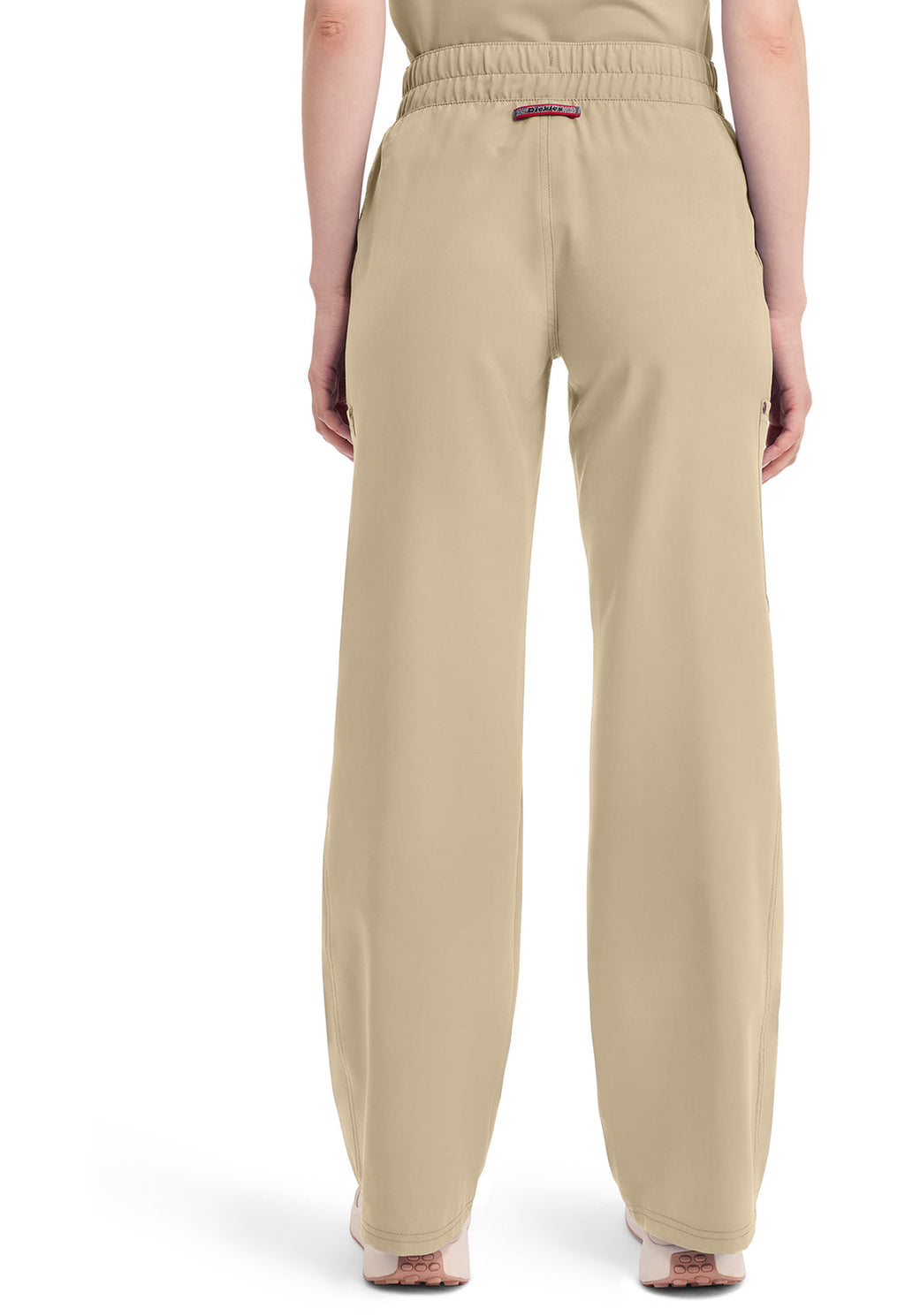 EDS NXT DK219 Mid Rise Zip Fly Wide Leg Cargo Pants Khaki