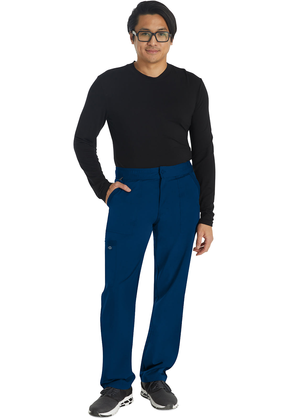 Balance DK220 Men's Mid Rise Straight Leg Scrub Pants Navy