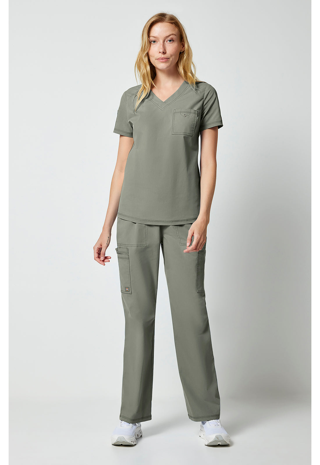 Forge DK274 Women's Straight Leg Cargo Moonstone