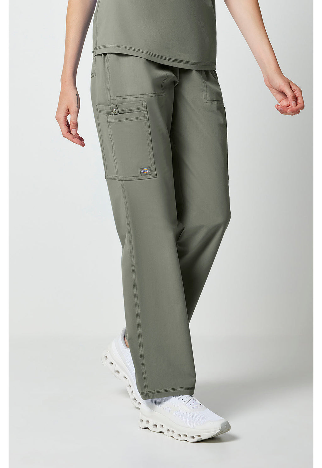 Forge DK274 Women's Straight Leg Cargo Moonstone