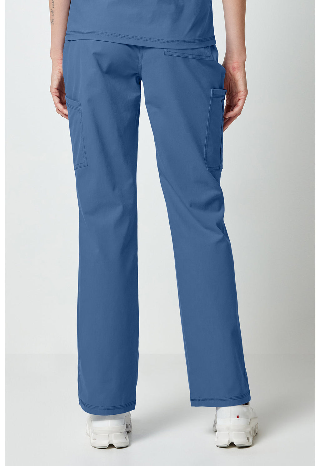 Forge DK274 Women's Straight Leg Cargo Vintage Blue