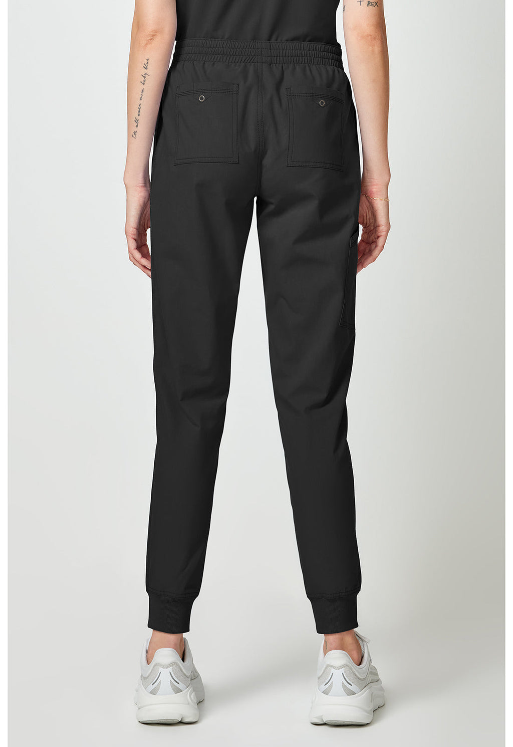 Forge DK275 Women's Mide Rise Cargo Jogger Pants Black