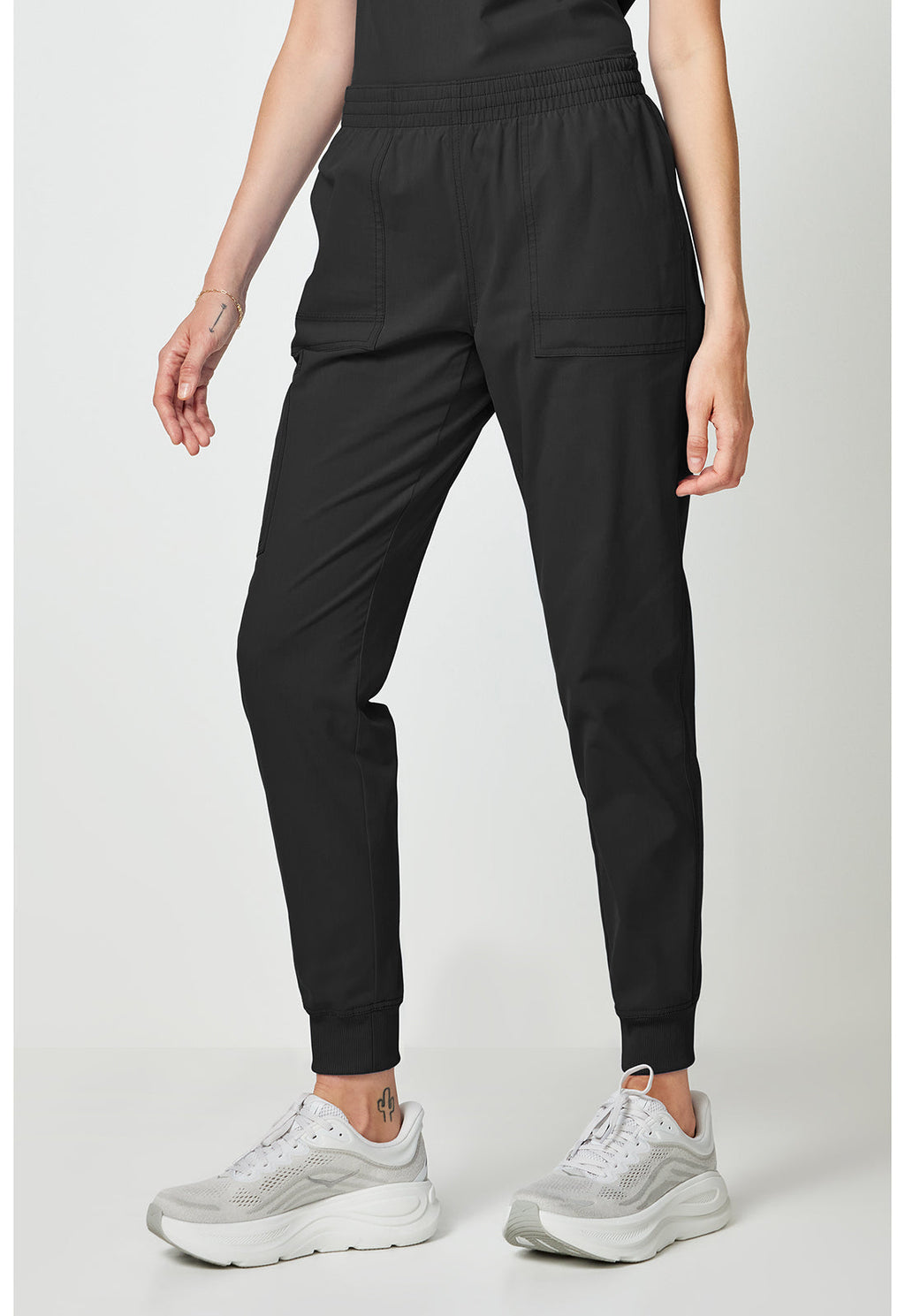Forge DK275 Women's Mide Rise Cargo Jogger Pants Black