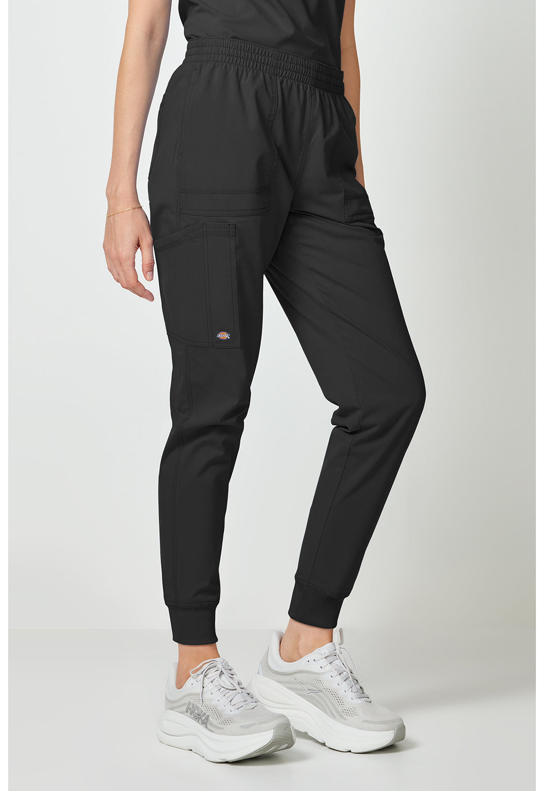 Forge DK275 Women's Mide Rise Cargo Jogger Pants Black