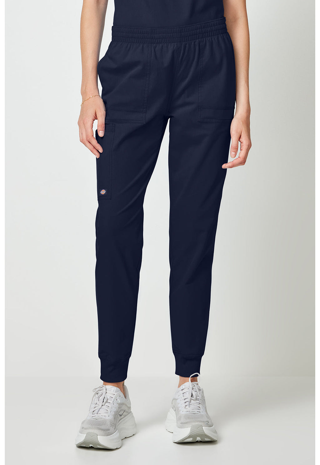Forge DK275 Women's Mide Rise Cargo Scrub Joggers Navy