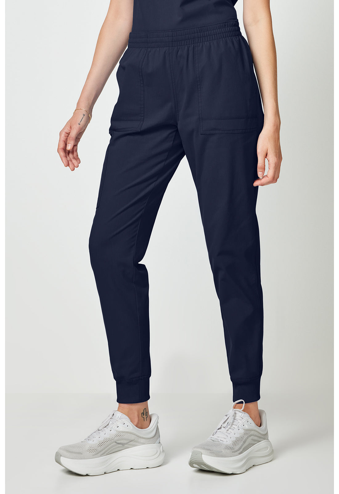 Forge DK275 Women's Mide Rise Cargo Scrub Joggers Navy
