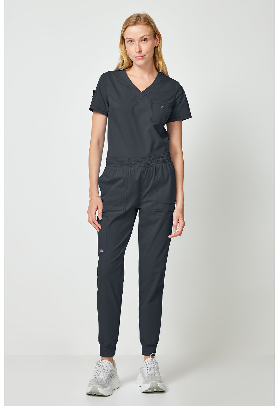 Forge DK275 Women's Mide Rise Cargo Jogger Pants Pewter