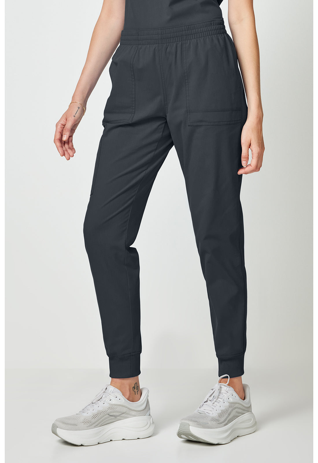 Forge DK275 Women's Mide Rise Cargo Jogger Pants Pewter