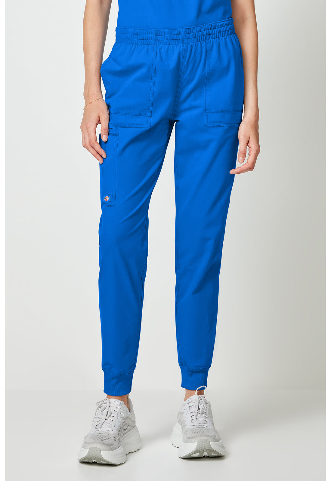 Forge DK275 Women's Mide Rise Cargo Scrub Joggers Royal