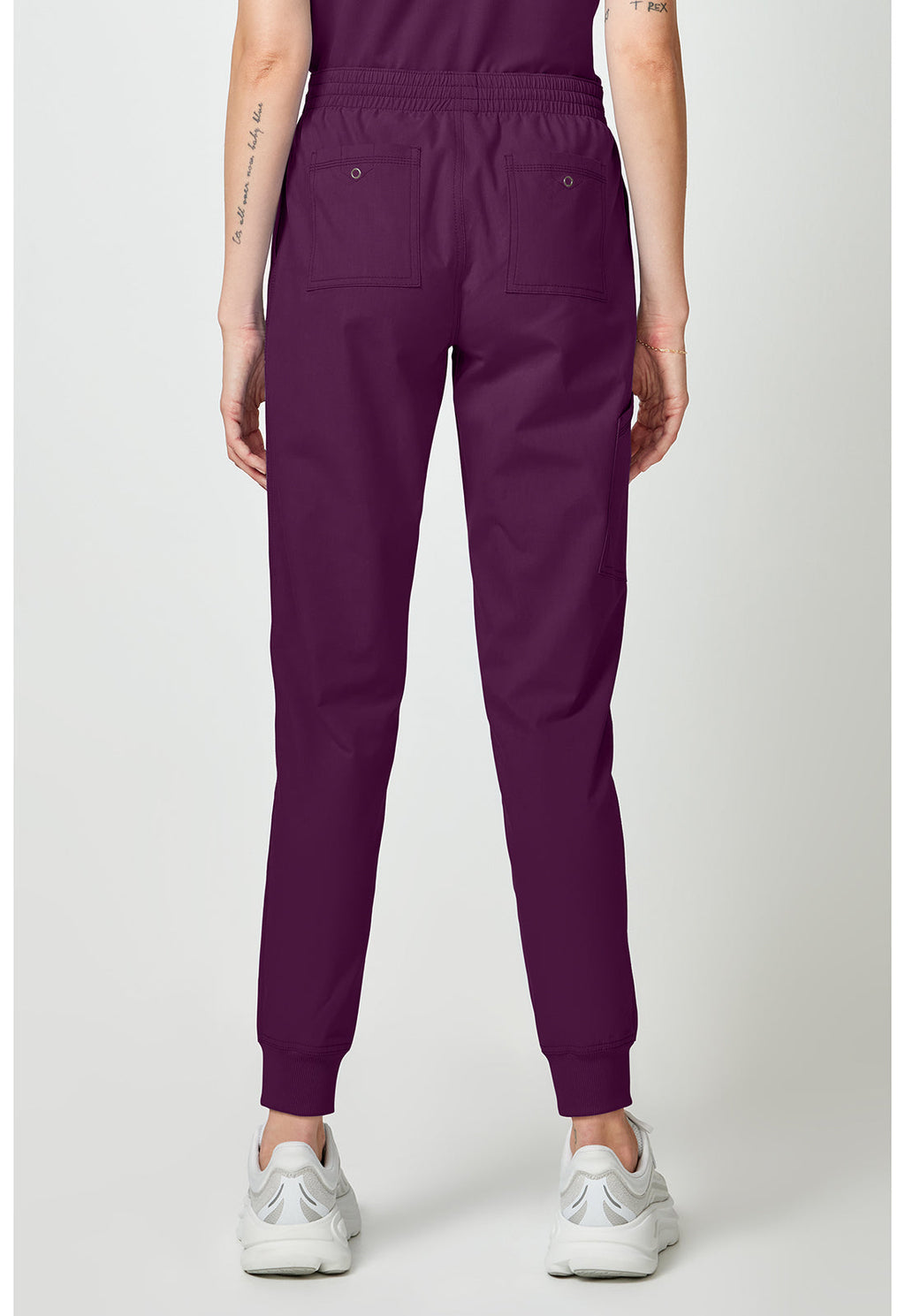 Forge DK275 Women's Mide Rise Cargo Jogger Pants Wine
