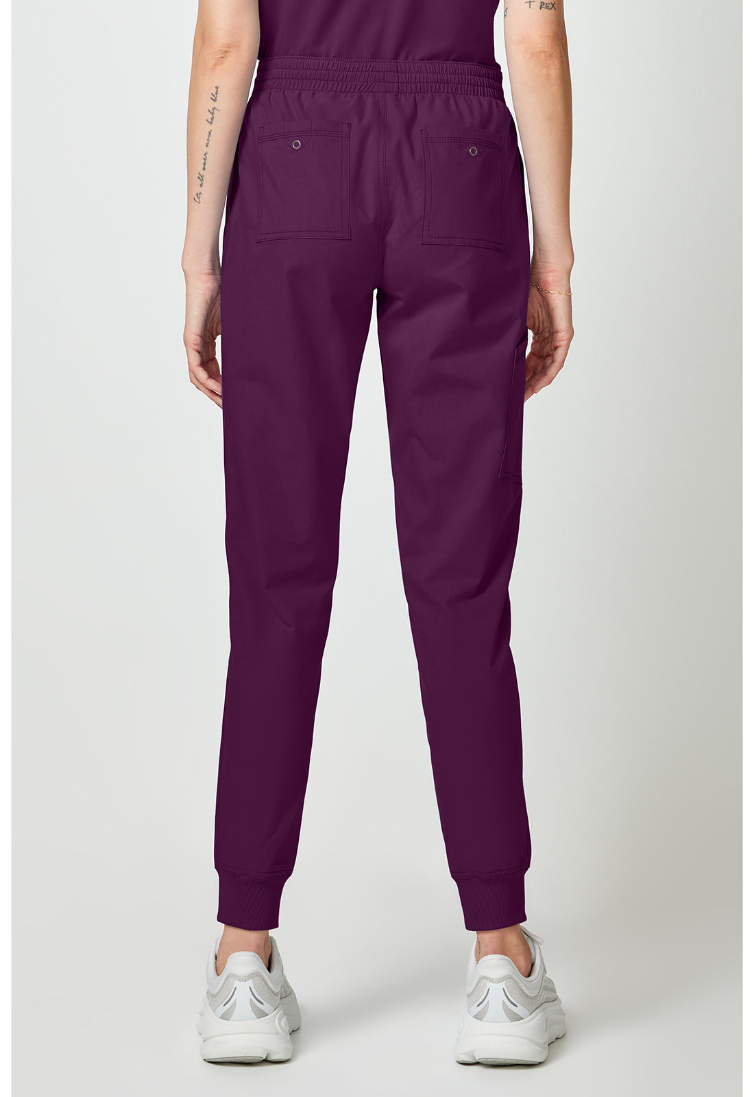 Forge DK275 Women's Mide Rise Cargo Jogger Pants Wine
