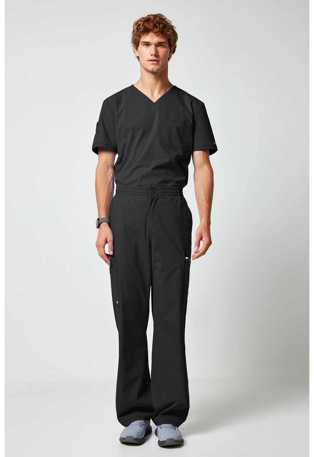 Forge DK277 Men's Straight Leg Pants Cargo Pants Black