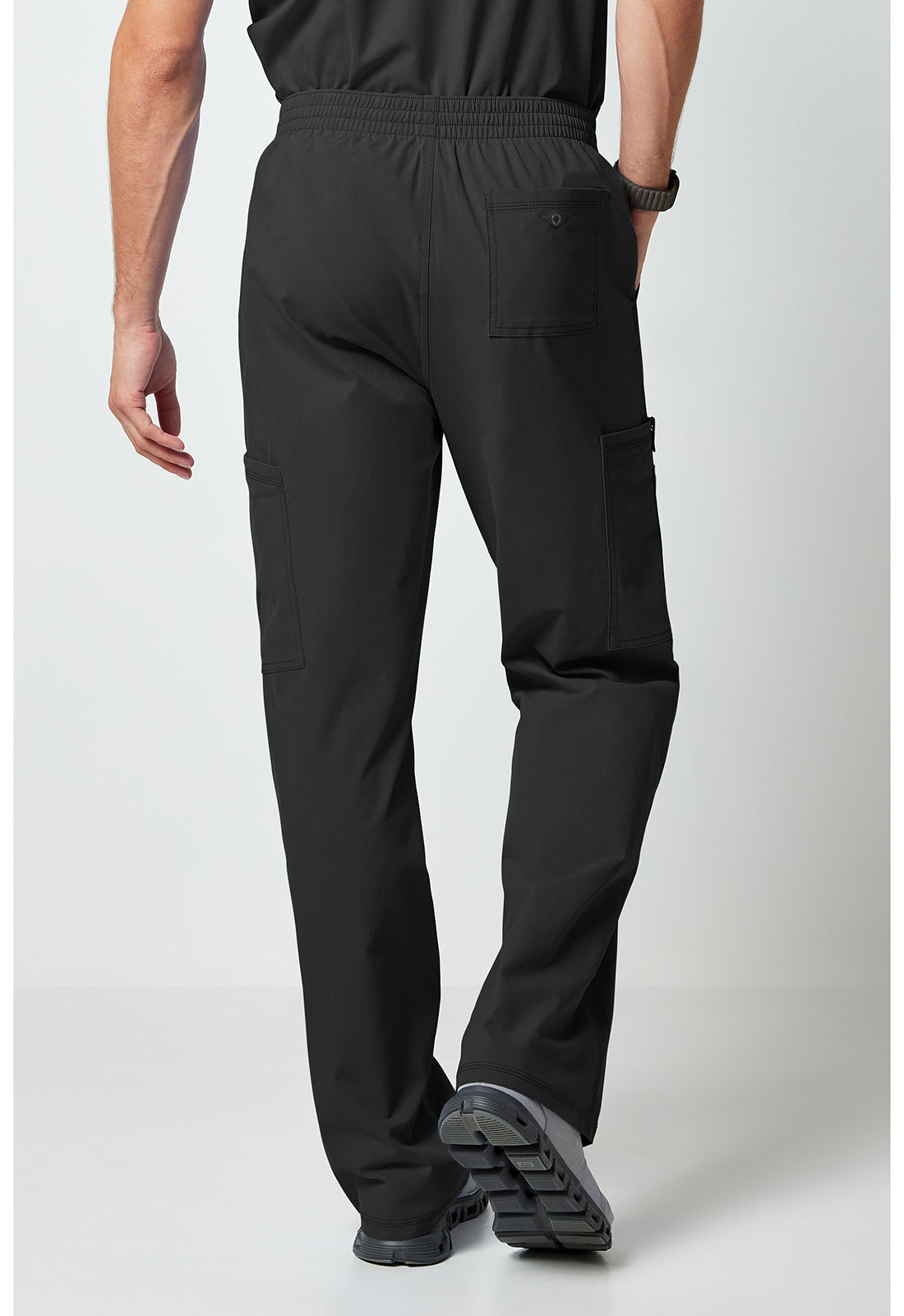 Forge DK277 Men's Straight Leg Pants Cargo Pants Black