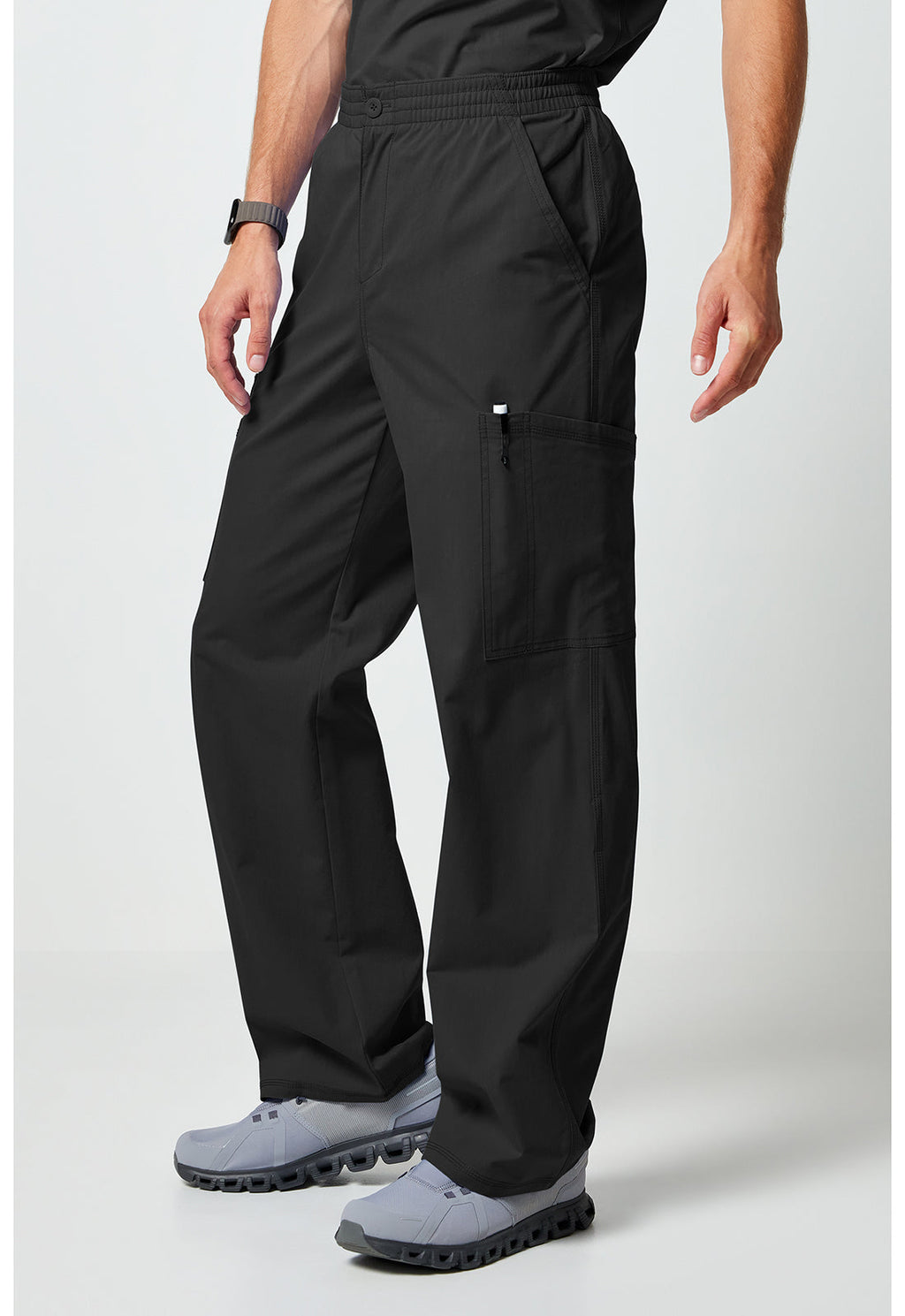 Forge DK277 Men's Straight Leg Pants Cargo Pants Black