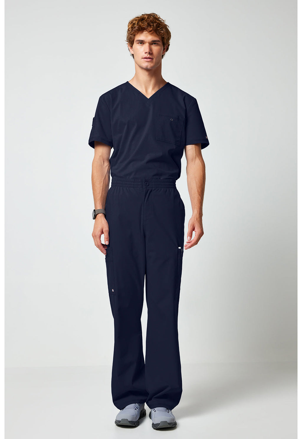 Forge DK277 Men's Straight Leg Pants Cargo Pants Navy