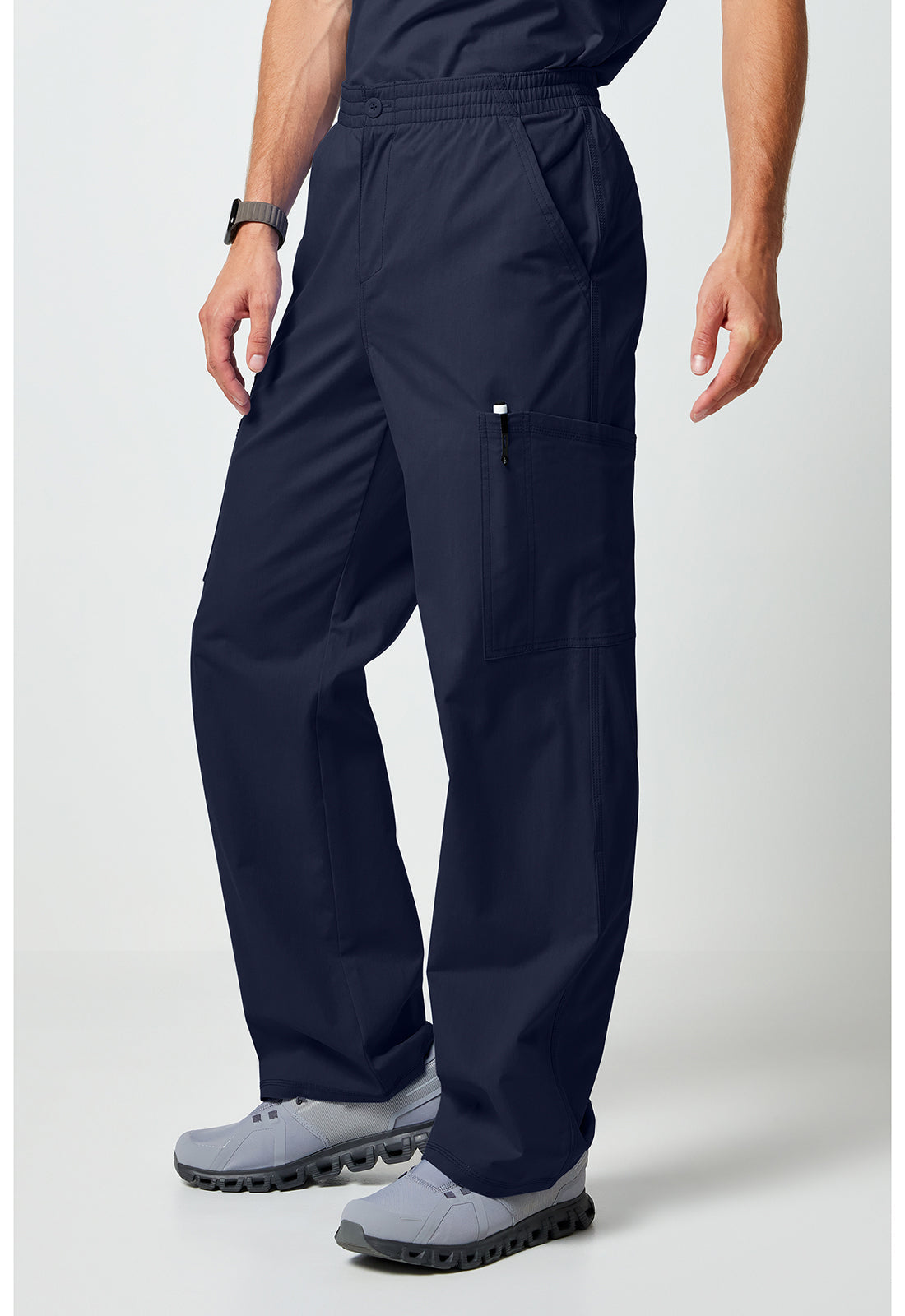 Forge DK277 Men's Straight Leg Pants Cargo Pants Navy