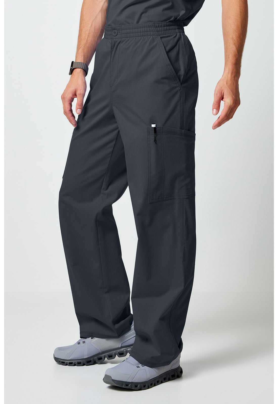 Forge DK277 Men's Straight Leg Pants Cargo Pants Pewter