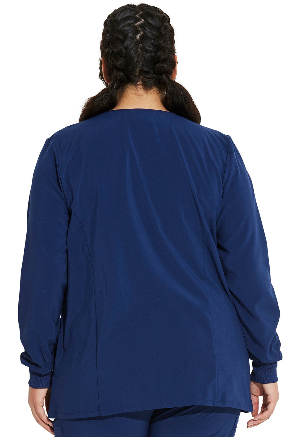 EDS Essentials DK305 Women's Snap Front Warm-up Jacket Navy