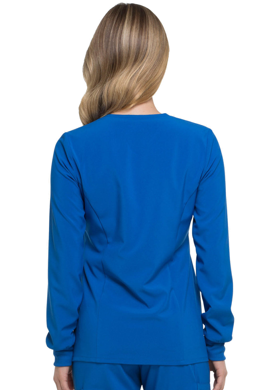 EDS Essentials DK305 Women's Snap Front Warm-up Jacket Royal